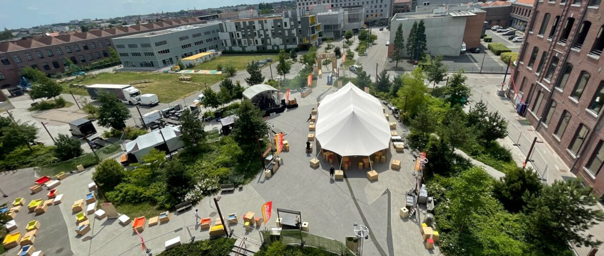 La chaufferie parvis lieu événementiel MEL