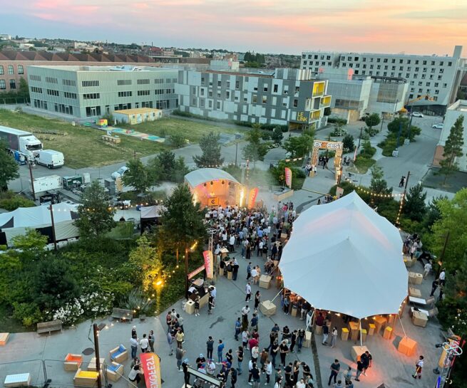 La chaufferie parvis lieu événementiel MEL